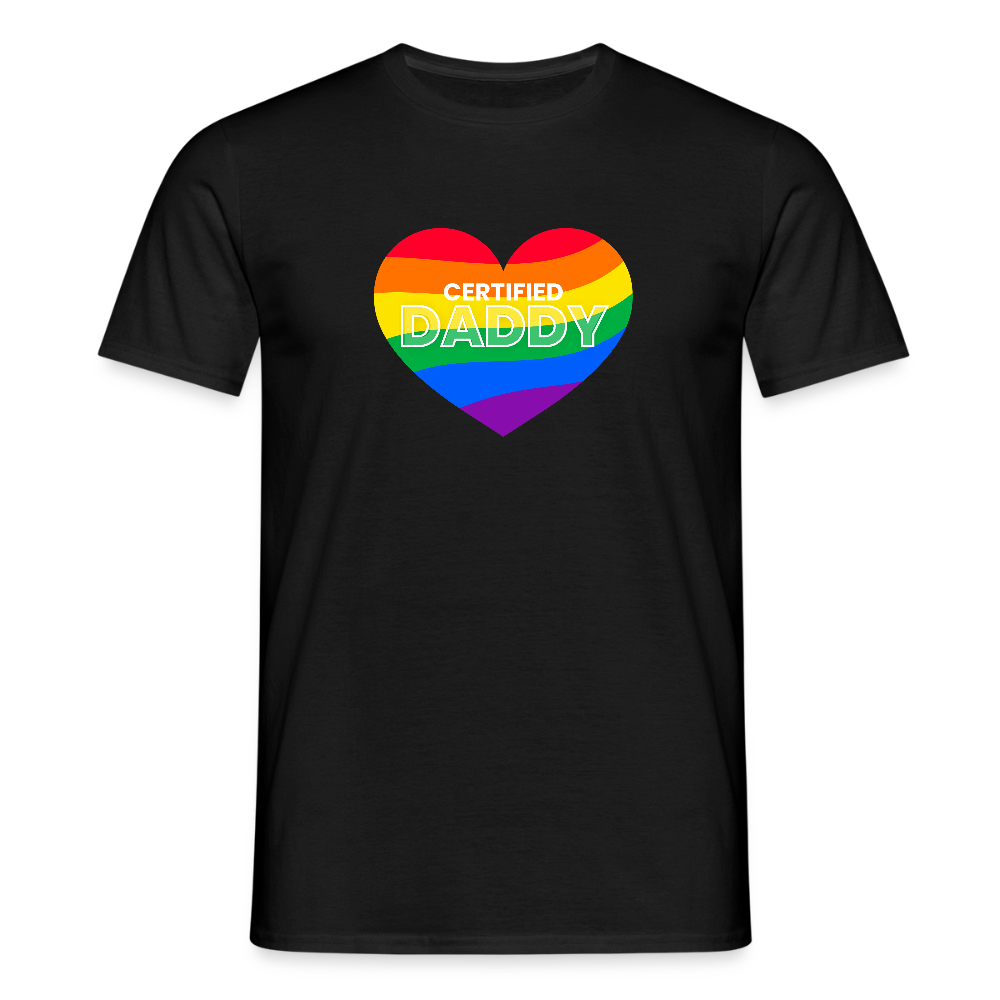 CERTIFIED DADDY | Kink Fetish Pride T-Shirt - Schwarz