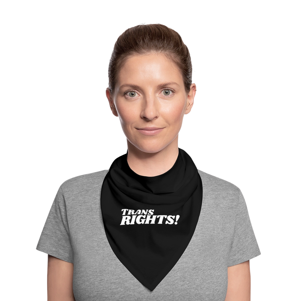 Trans Rights! | Pride Bandana - Schwarz