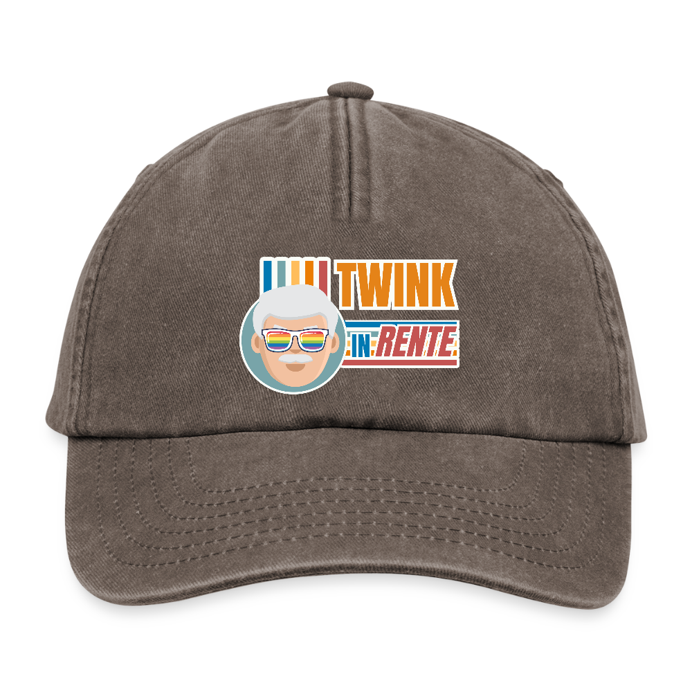 Twink in Rente! | Pride Vintage Cap - Vintage Braun