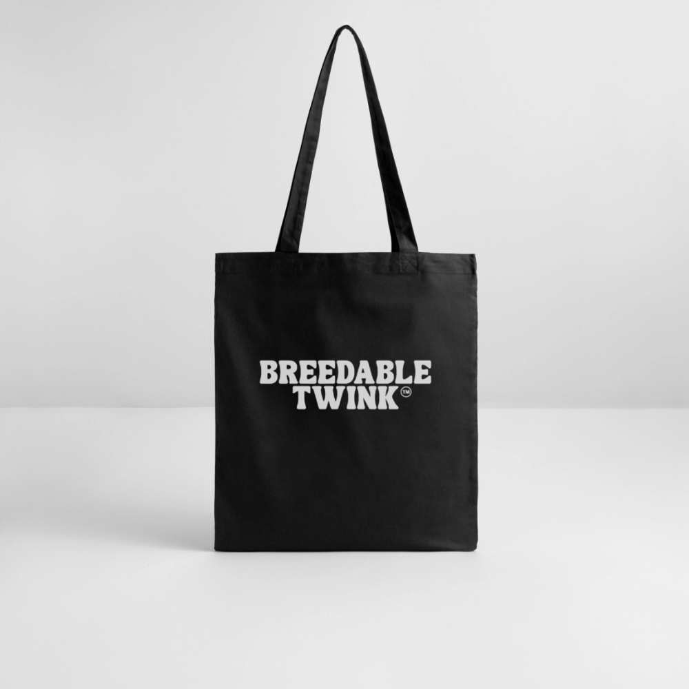Breedable Twink™ | Kink Fetish Pride Bio-Stoffbeutel - Schwarz