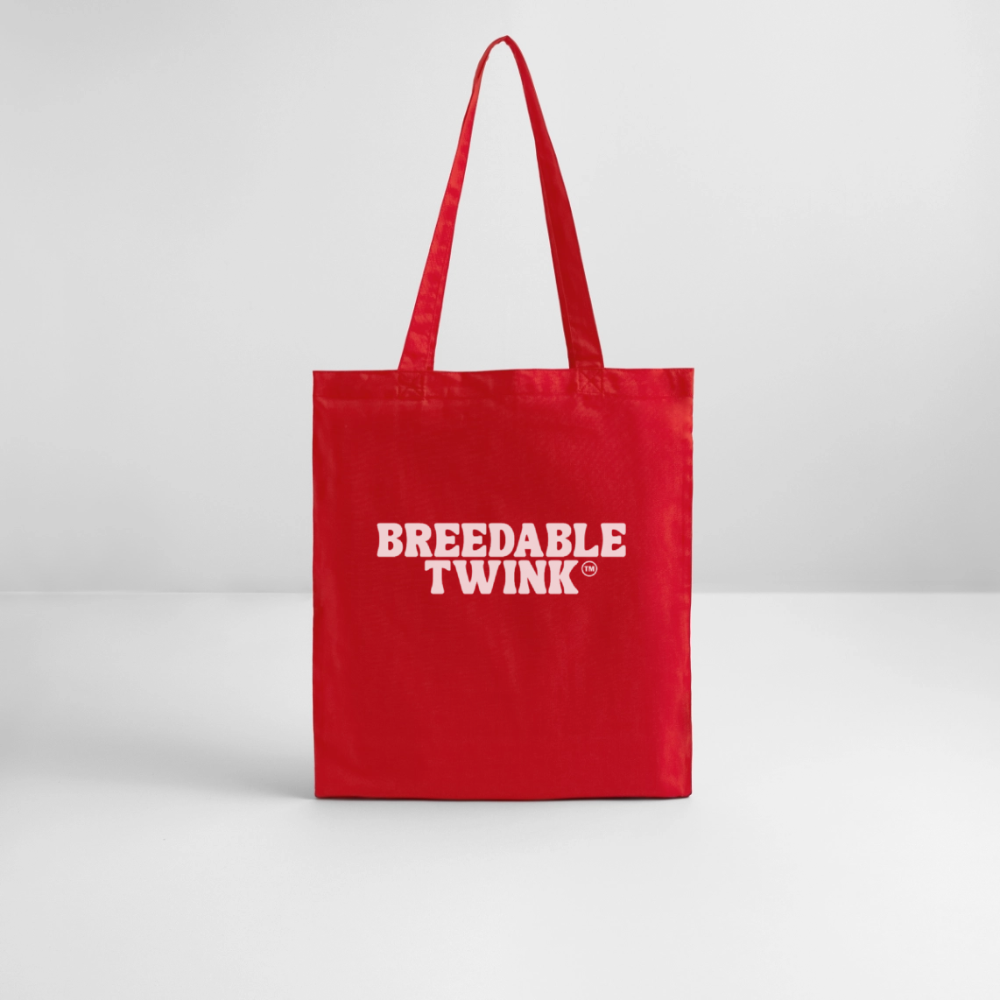 Breedable Twink™ | Kink Fetish Pride Bio-Stoffbeutel - Rot