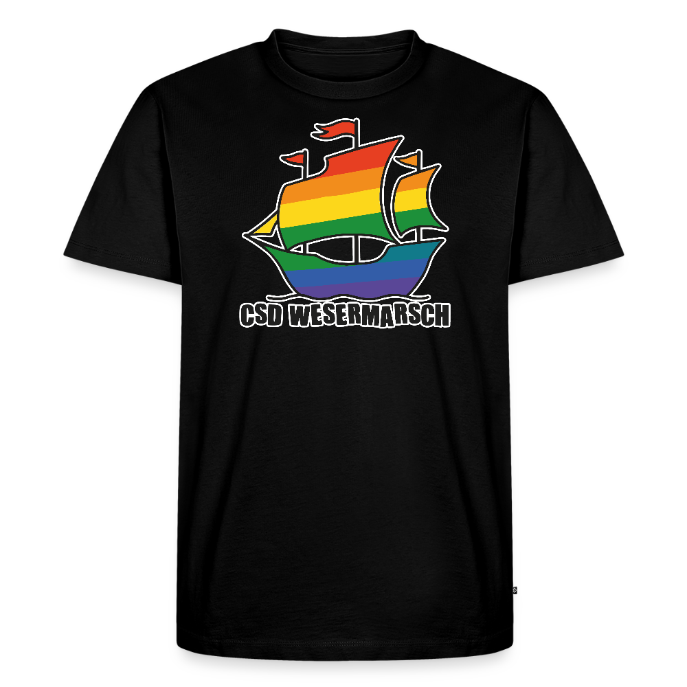 CSD Wesermarsch Premium T-Shirt - Schwarz