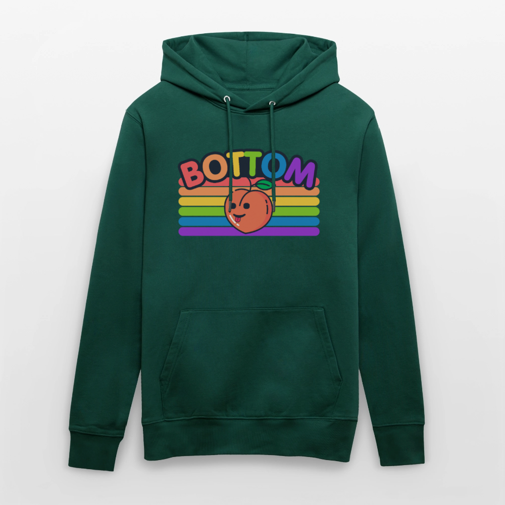 Bottom Gay | Pride Bio-Hoodie Unisex - Forest