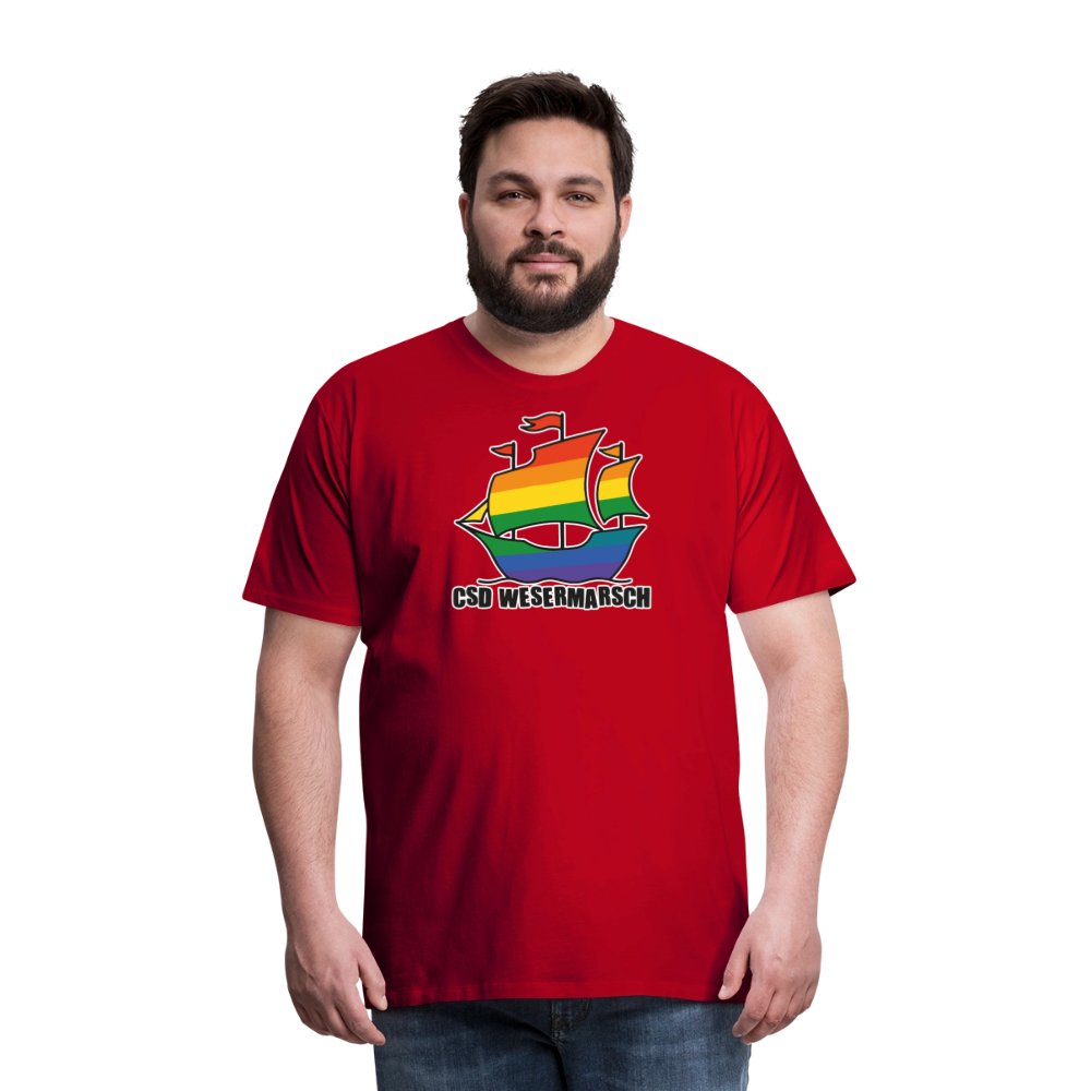 CSD Wesermarsch Premium T-Shirt - Rot