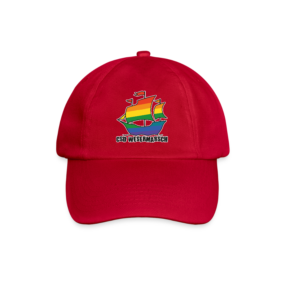 CSD Wesermarsch Pride Baseballkappe - klassisch Rot