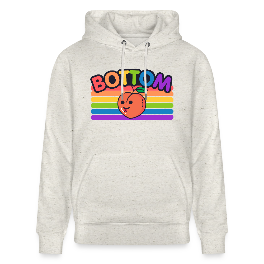Bottom Gay | Pride Bio-Hoodie Unisex - Beige meliert