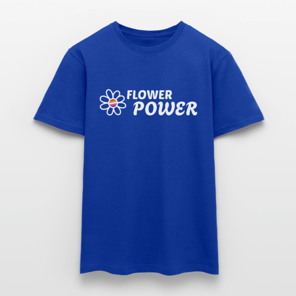 Flower Power Lesbisch T-Shirt | Retro WLW Pride LGBTQ - Dunkelblau