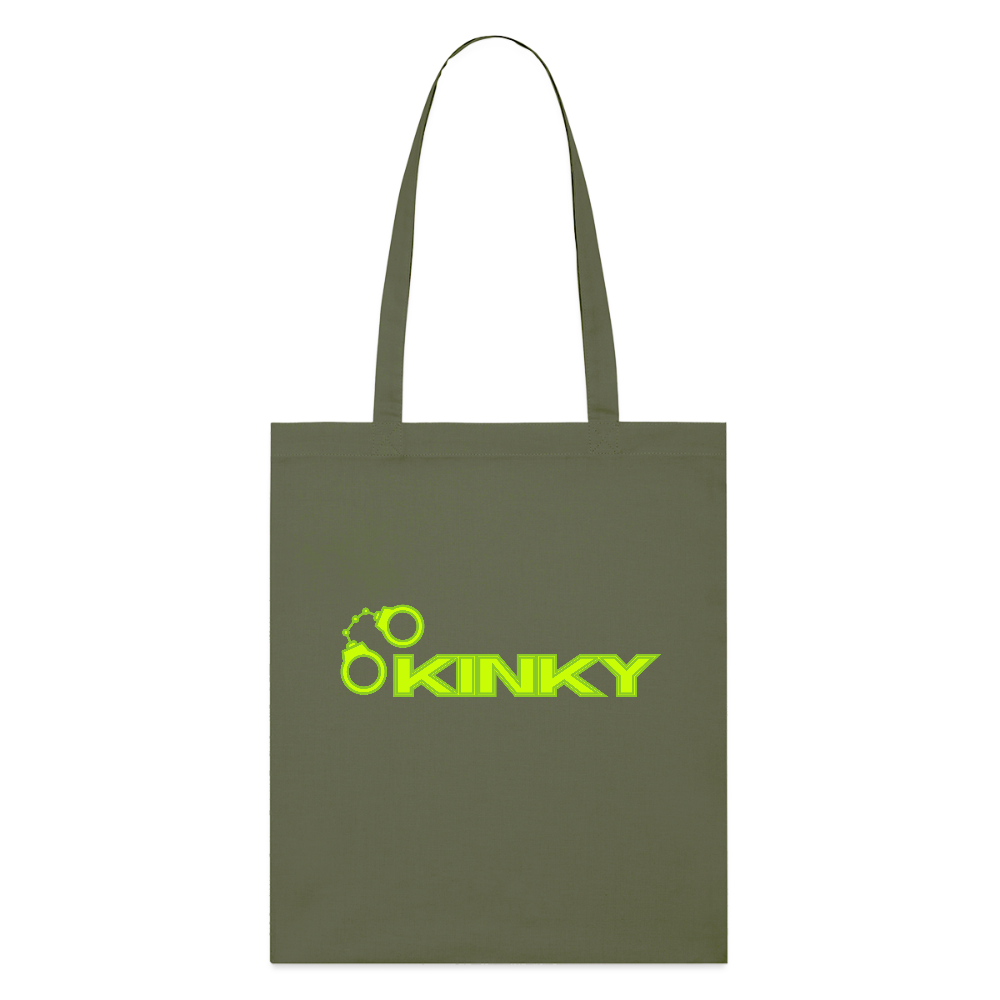 KINKY | Kink Fetish Pride Bio-Stoffbeutel - Khaki