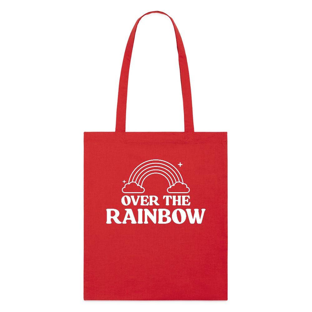 Over the Rainbow | Pride Bio-Stoffbeutel - Rot
