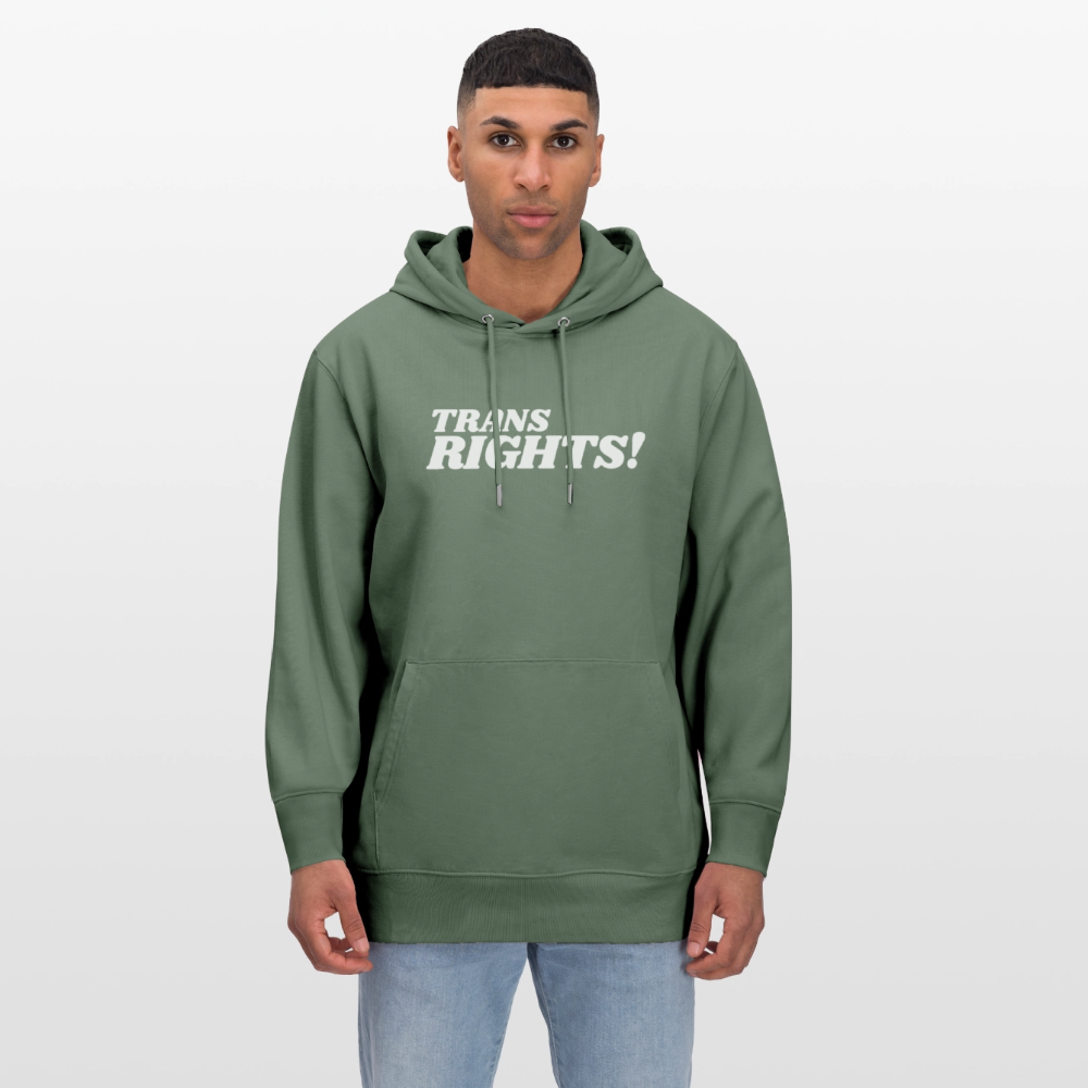 Trans Rights! | Pride Bio-Hoodie Unisex - Tanngrün