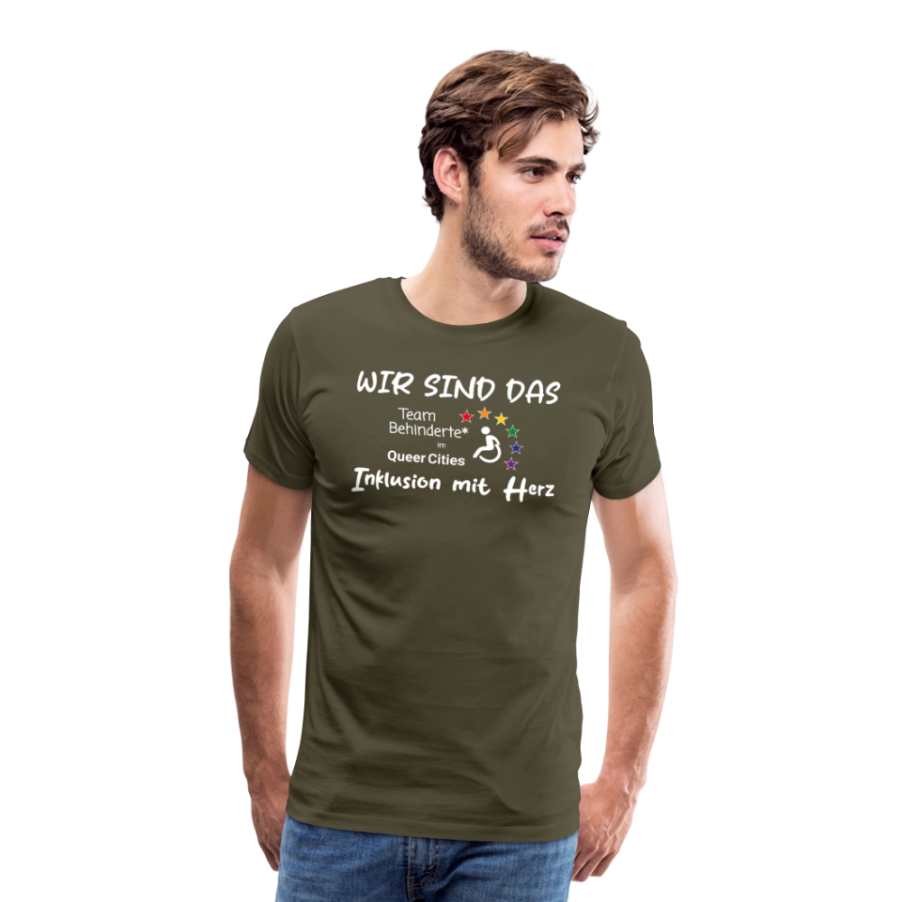 Team Behinderte – Inklusion mit Herz | Solidaritäts-Shirt - Khaki