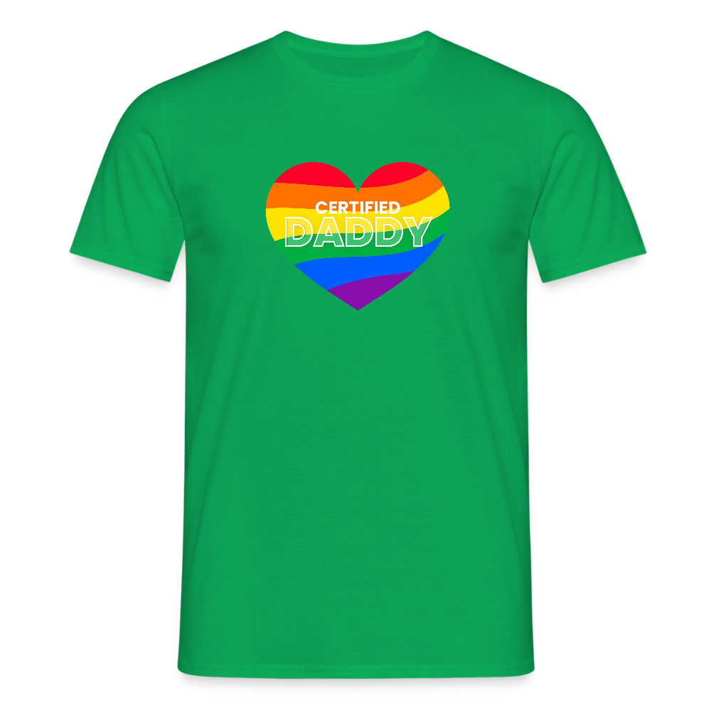 CERTIFIED DADDY | Kink Fetish Pride T-Shirt - Kelly Green