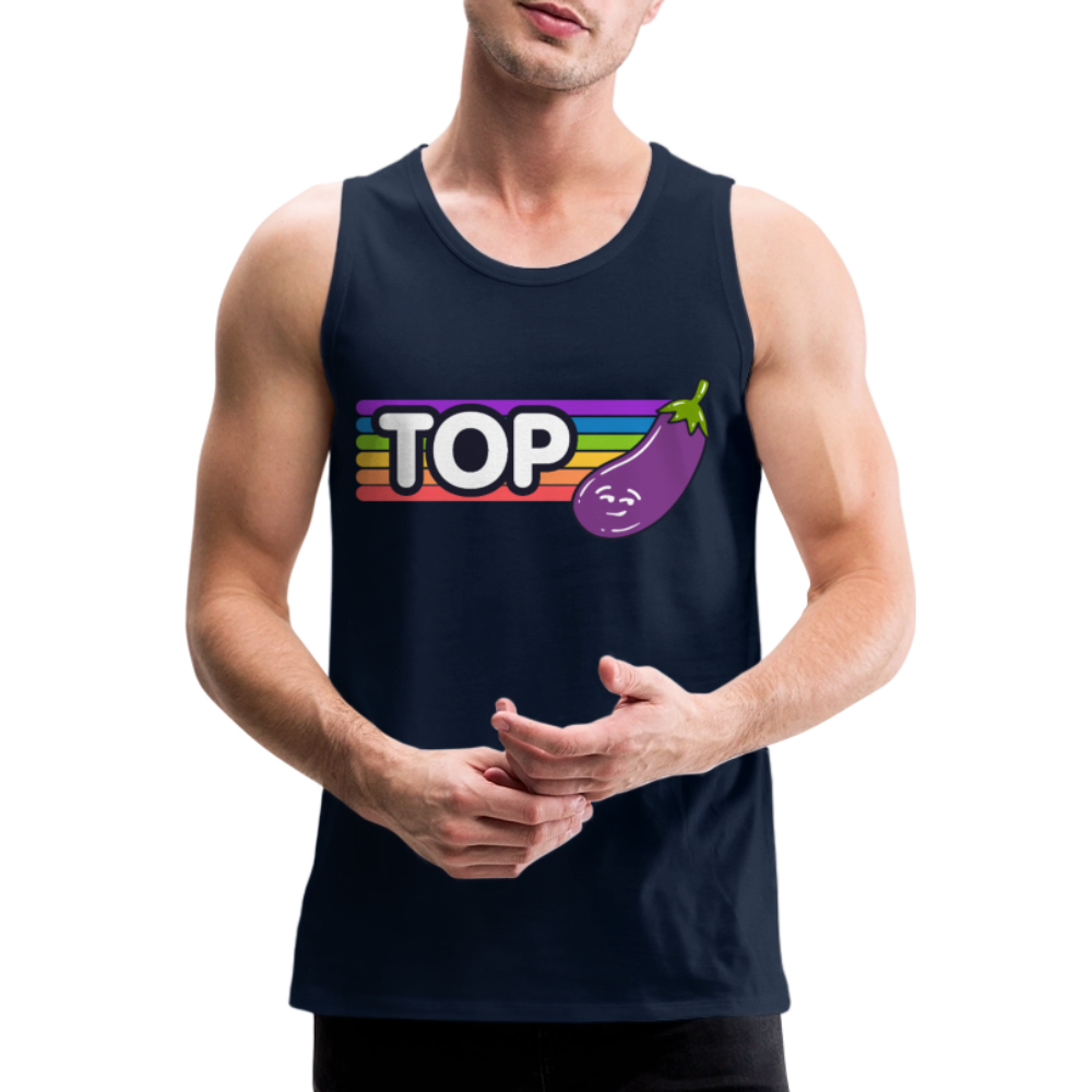 Top Gay | Pride Premium Tank Top - Navy