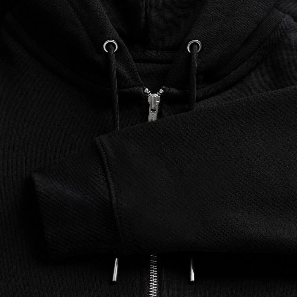 Gay & Proud | Pride Bio-Kapuzenjacke Unisex - Schwarz