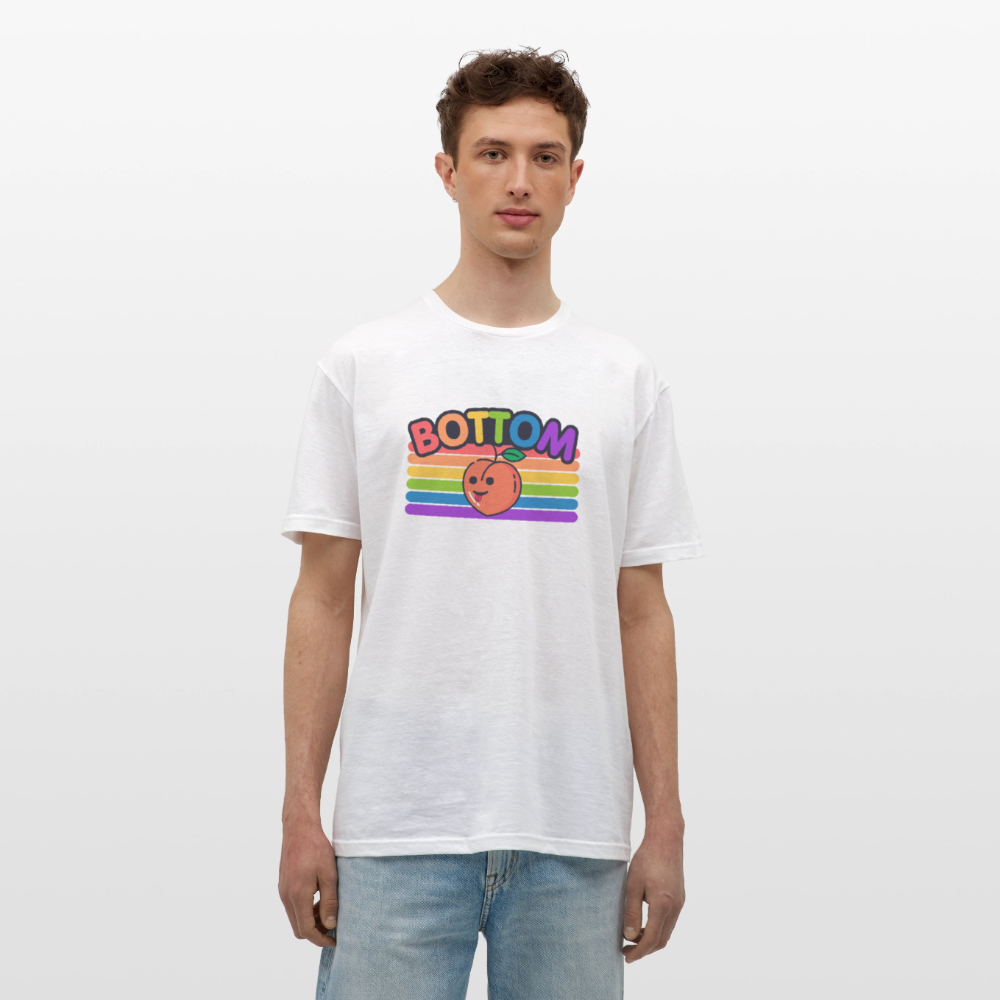 Gay Bottom | Pride T-Shirt - Weiß