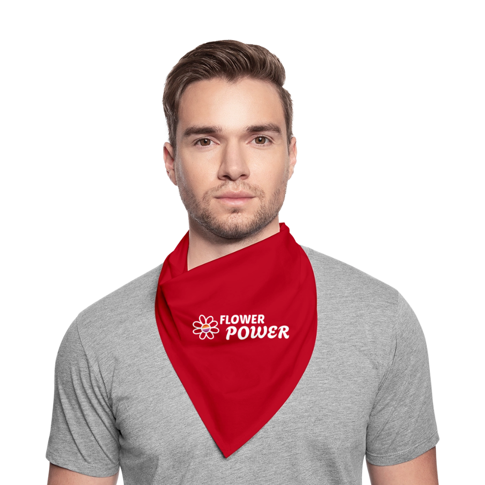 Flower Power! | Lesbian Pride Bandana - Rot