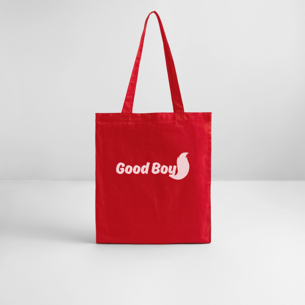 Good Boy | Furry / Puppy Pride Bio-Stoffbeutel - Rot