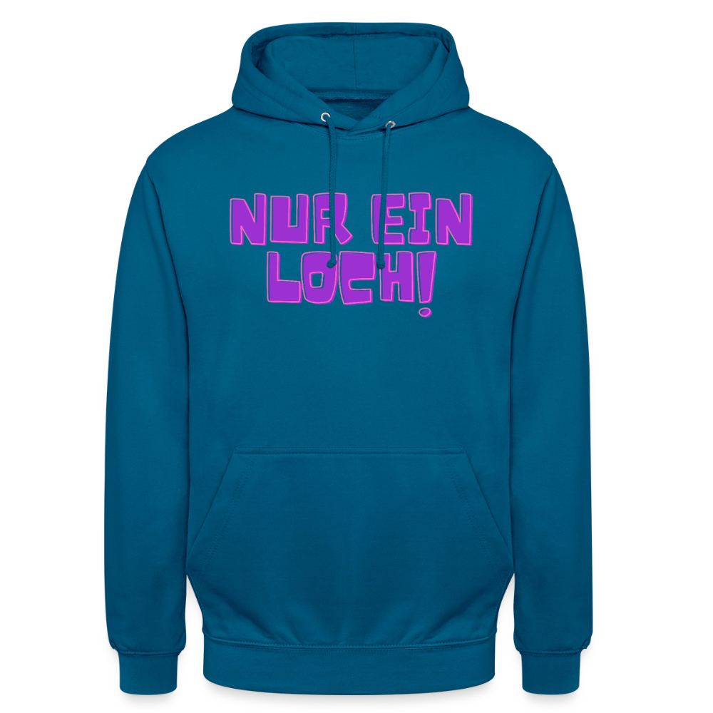 Nur ein Loch! | Kink Fetish Pride Hoodie Unisex - Tiefseeblau