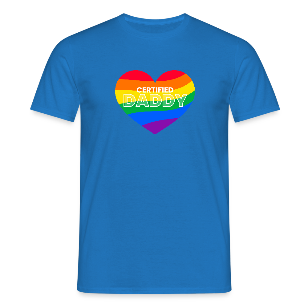 CERTIFIED DADDY | Kink Fetish Pride T-Shirt - Royalblau