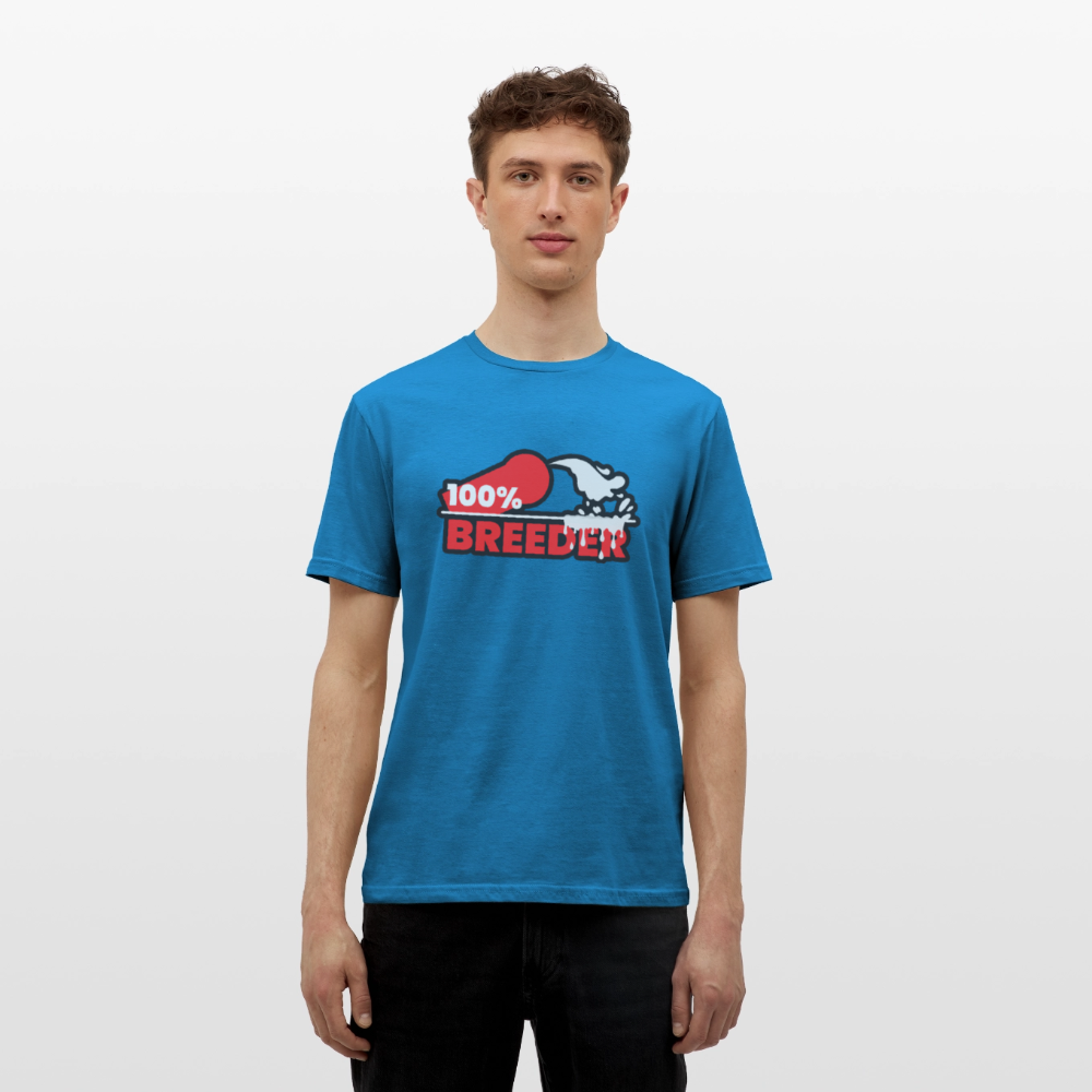 100% BREEDER | Kink Fetish Pride T-Shirt - Royalblau