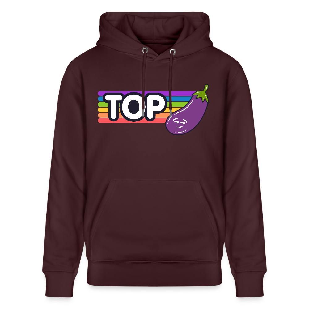 Top Gay | Pride Bio-Hoodie Unisex - Maroon
