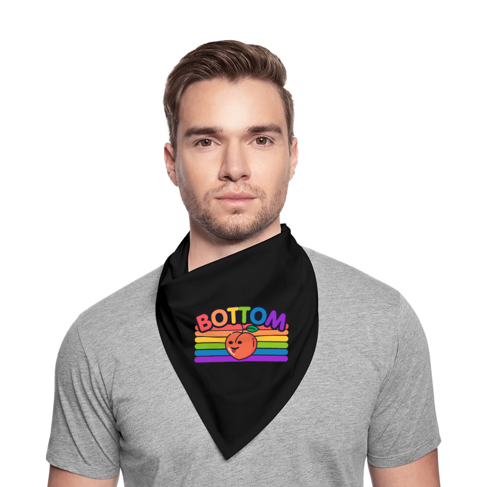 Bottom Gay | Pride Bandana - Schwarz