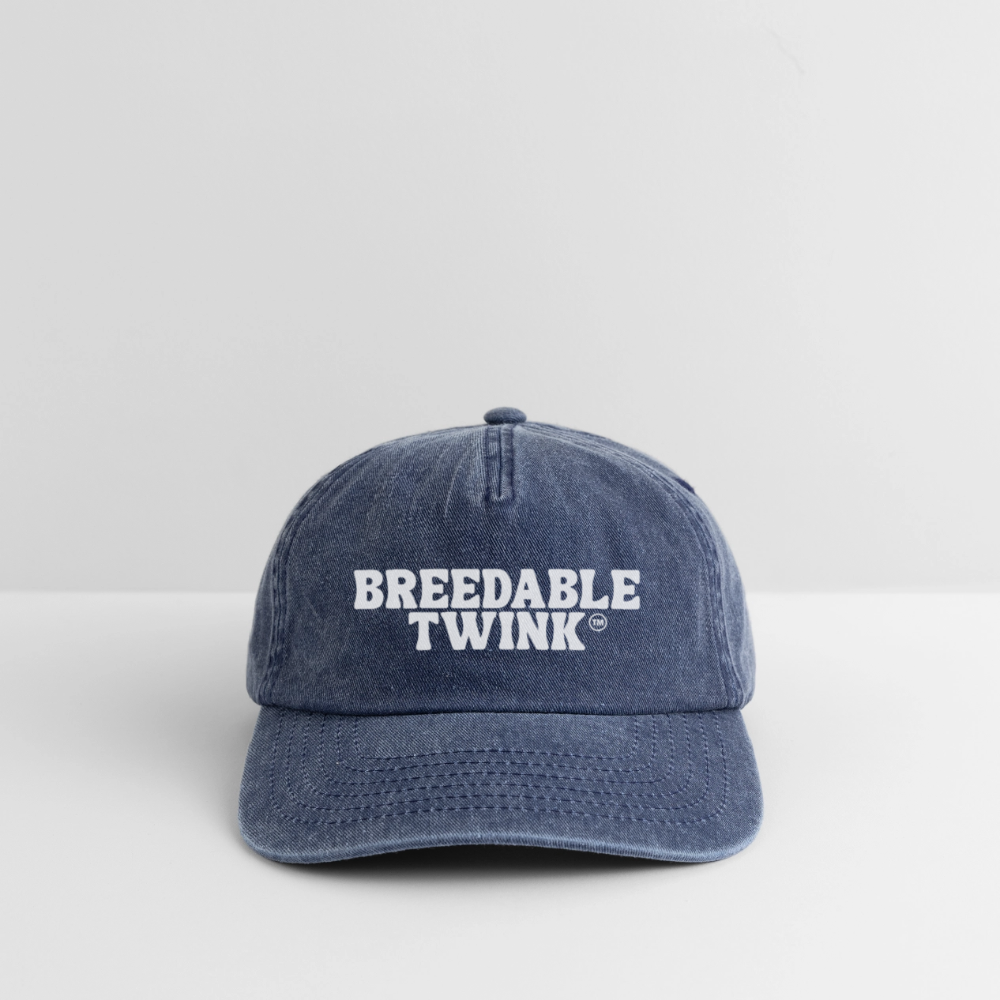 Breedable Twink™ | Kink Fetish Pride Vintage Cap - Vintage Denim