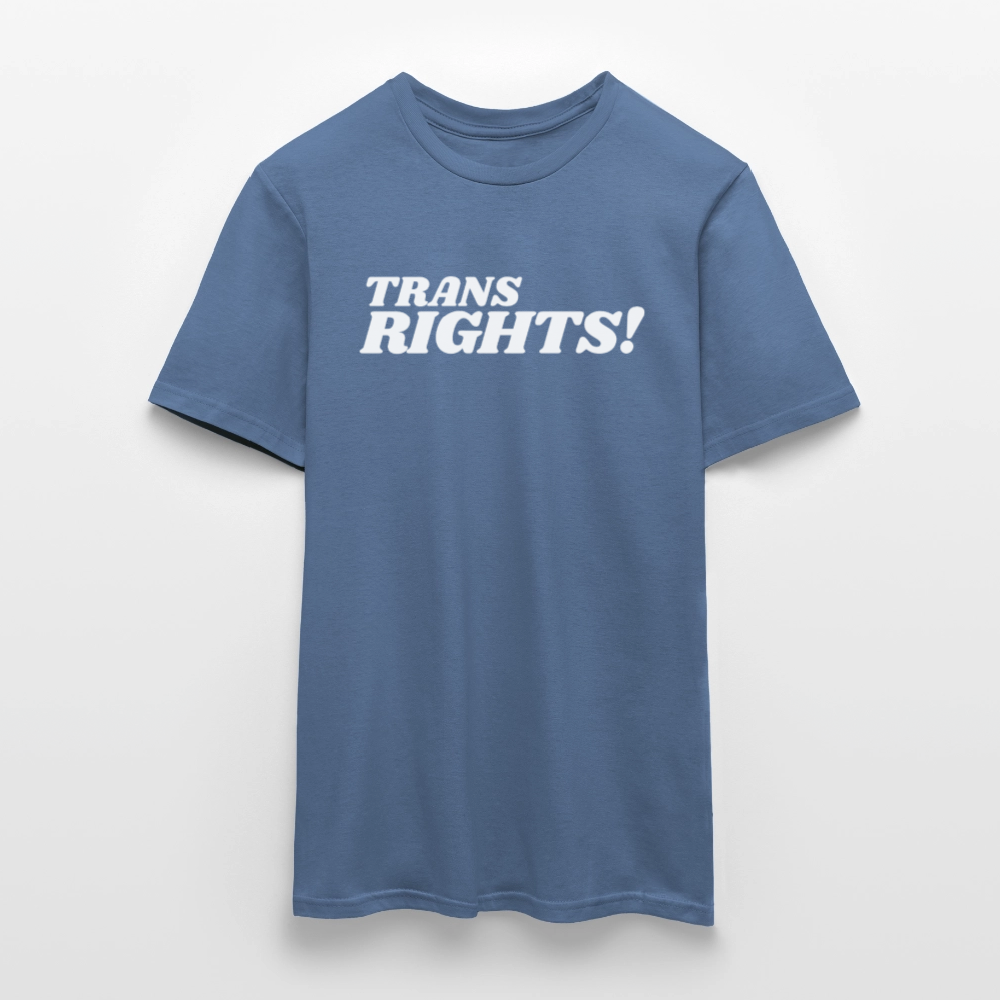 Trans Right! | Pride T-Shirt - Taubenblau