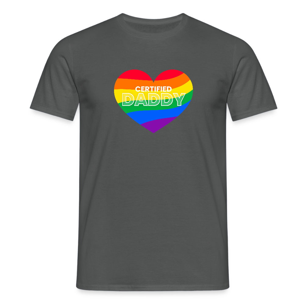 CERTIFIED DADDY | Kink Fetish Pride T-Shirt - Anthrazit