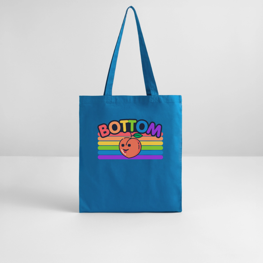 Bottom Gay by PrideLAB | Pride Bio-Stoffbeutel - Königsblau