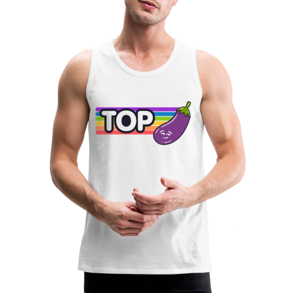 Top Gay | Pride Premium Tank Top - Weiß