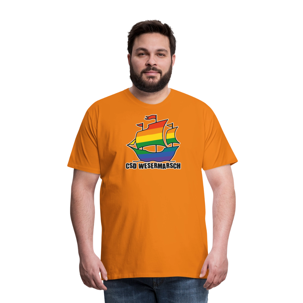 CSD Wesermarsch Premium T-Shirt - Orange