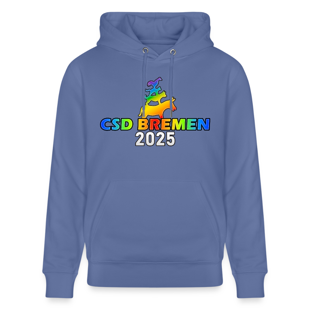 CSD Bremen 2025 Pride Unisex Bio-Hoodie - Blau