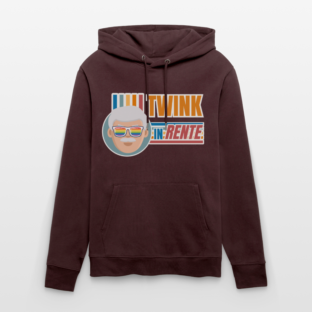 Twink in Rente! | Pride Bio-Hoodie Unisex - Maroon