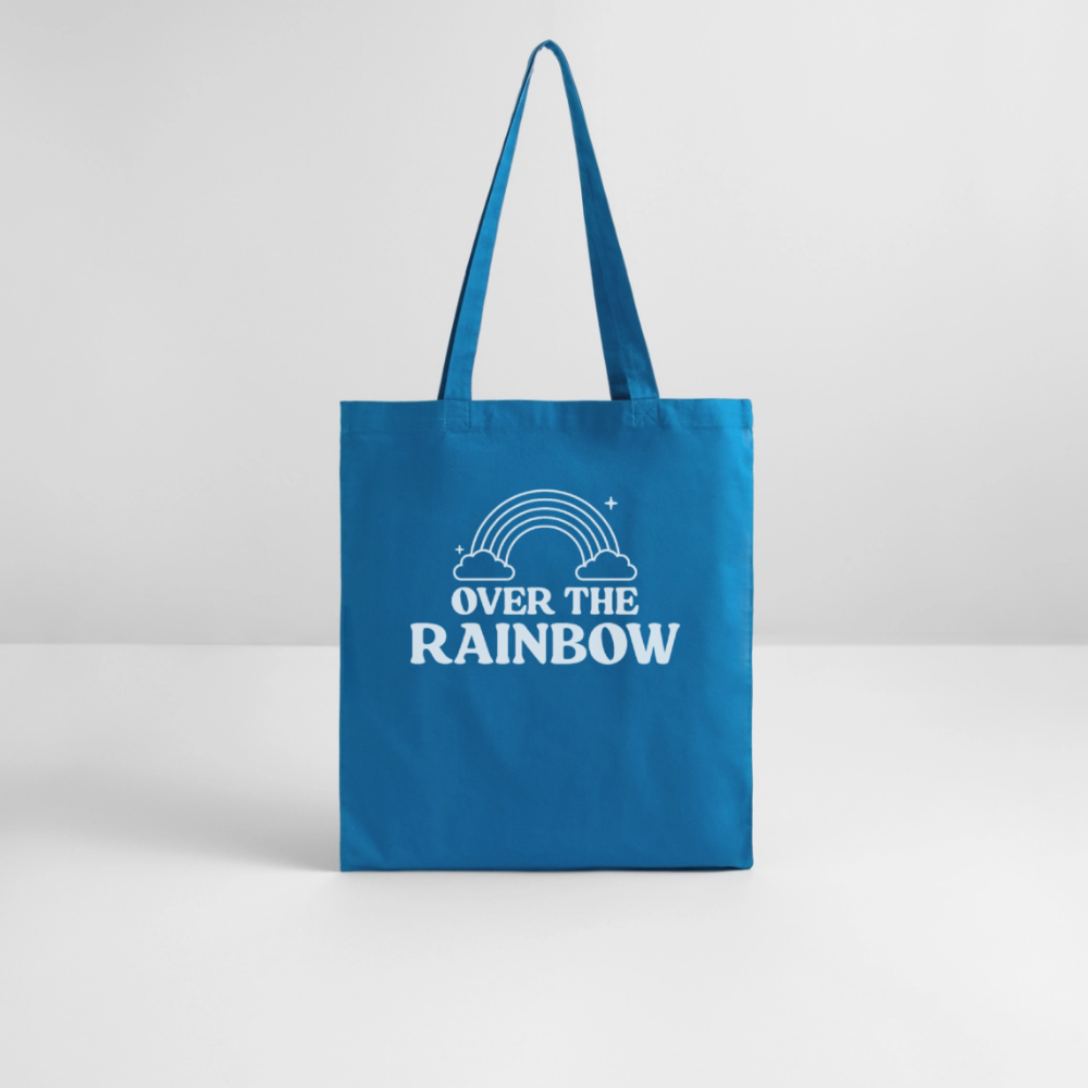 Over the Rainbow | Pride Bio-Stoffbeutel - Königsblau