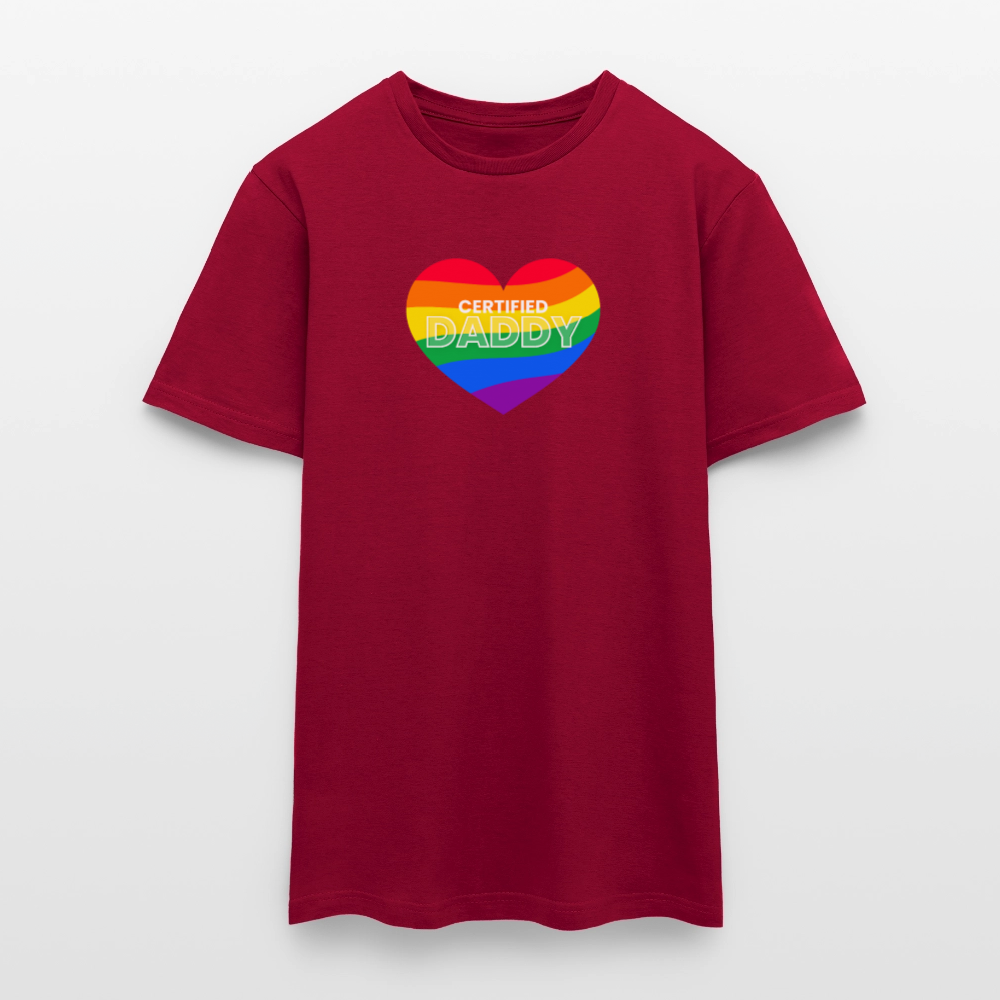 CERTIFIED DADDY | Kink Fetish Pride T-Shirt - Ziegelrot
