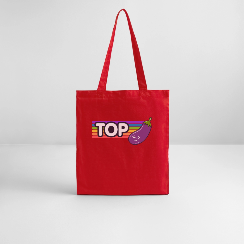 Top Gay | Pride Bio-Stoffbeutel - Rot