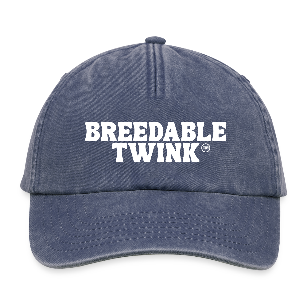 Breedable Twink™ | Kink Fetish Pride Vintage Cap - Vintage Denim