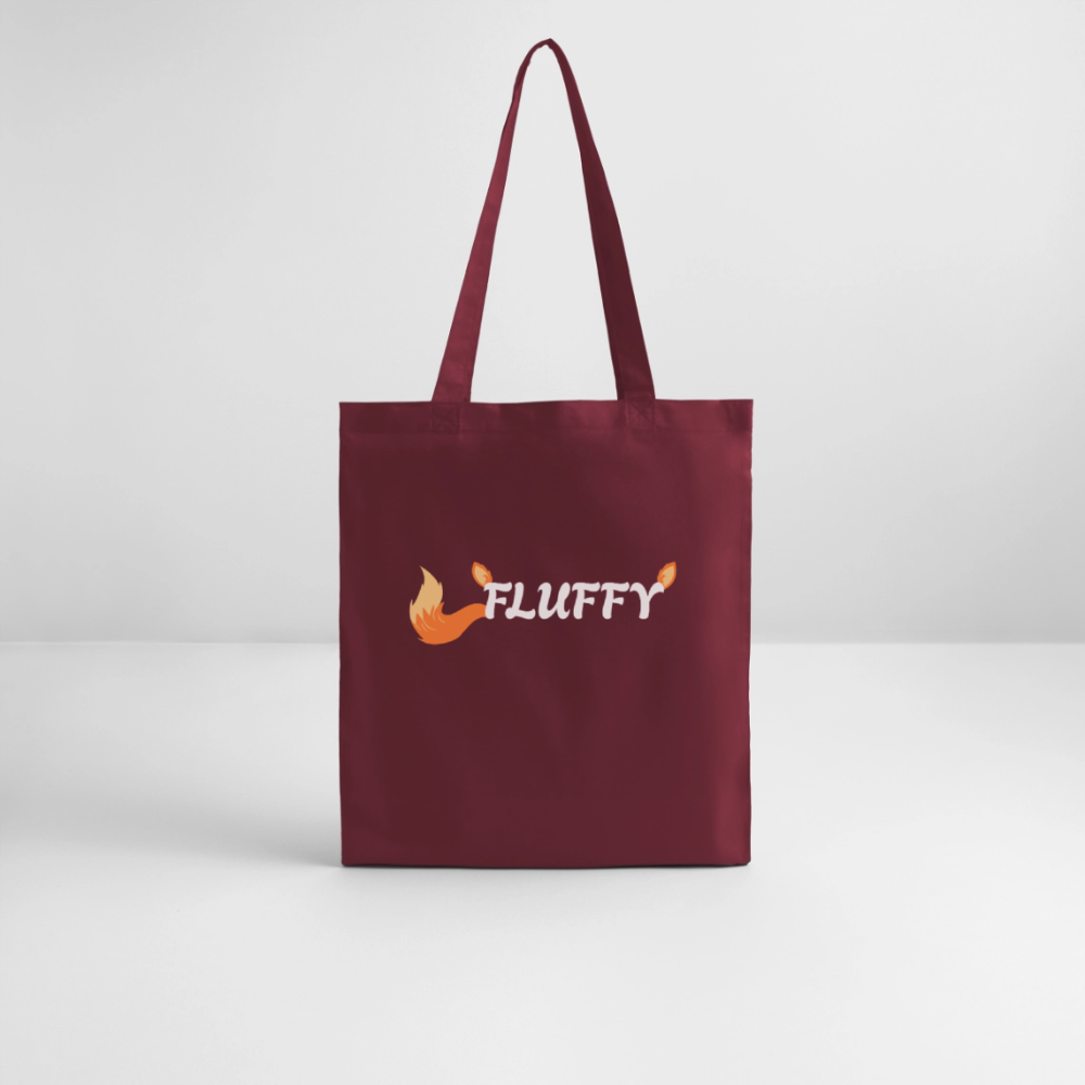 FLUFFY | Furry Pride Bio-Stoffbeutel - Burgunderrot