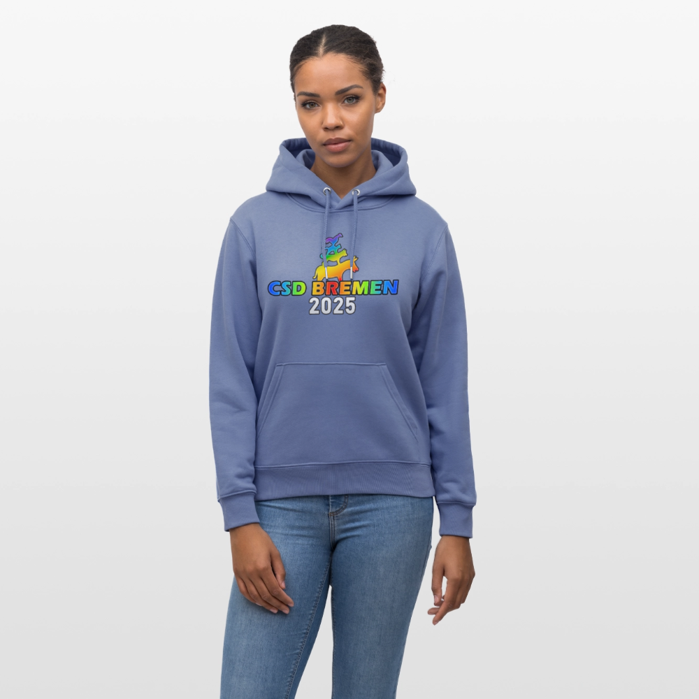 CSD Bremen 2025 Pride Unisex Bio-Hoodie - Blau