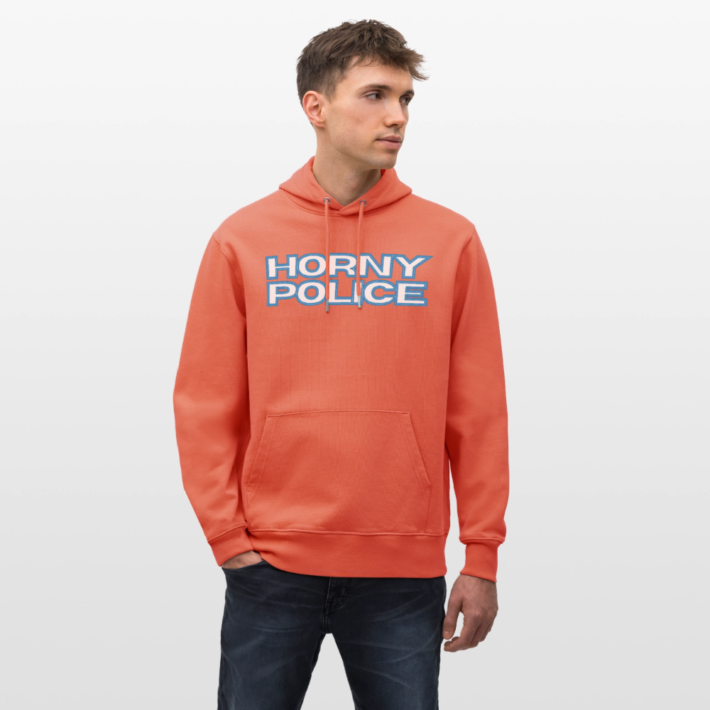 HORNY POLICE | Kink Fetish Pride Bio-Hoodie Unisex - Hellrot