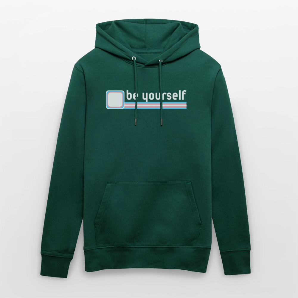 "be yourself" | Trans Pride Bio-Hoodie Unisex - Forest