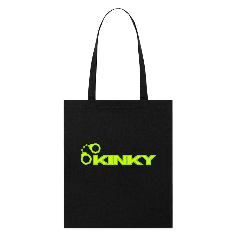 KINKY | Kink Fetish Pride Bio-Stoffbeutel - Schwarz