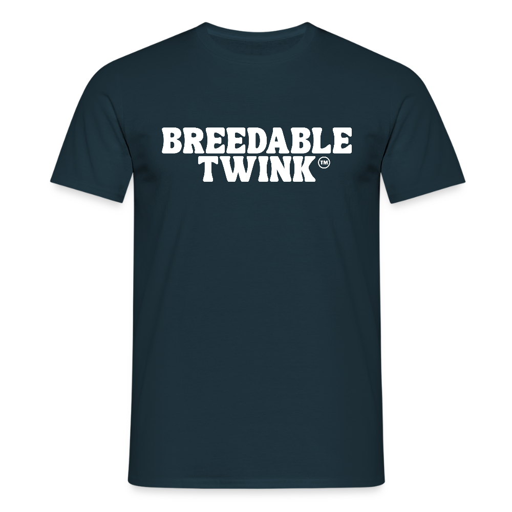 Breedable Twink™ | Kink Fetish Pride T-Shirt - Navy