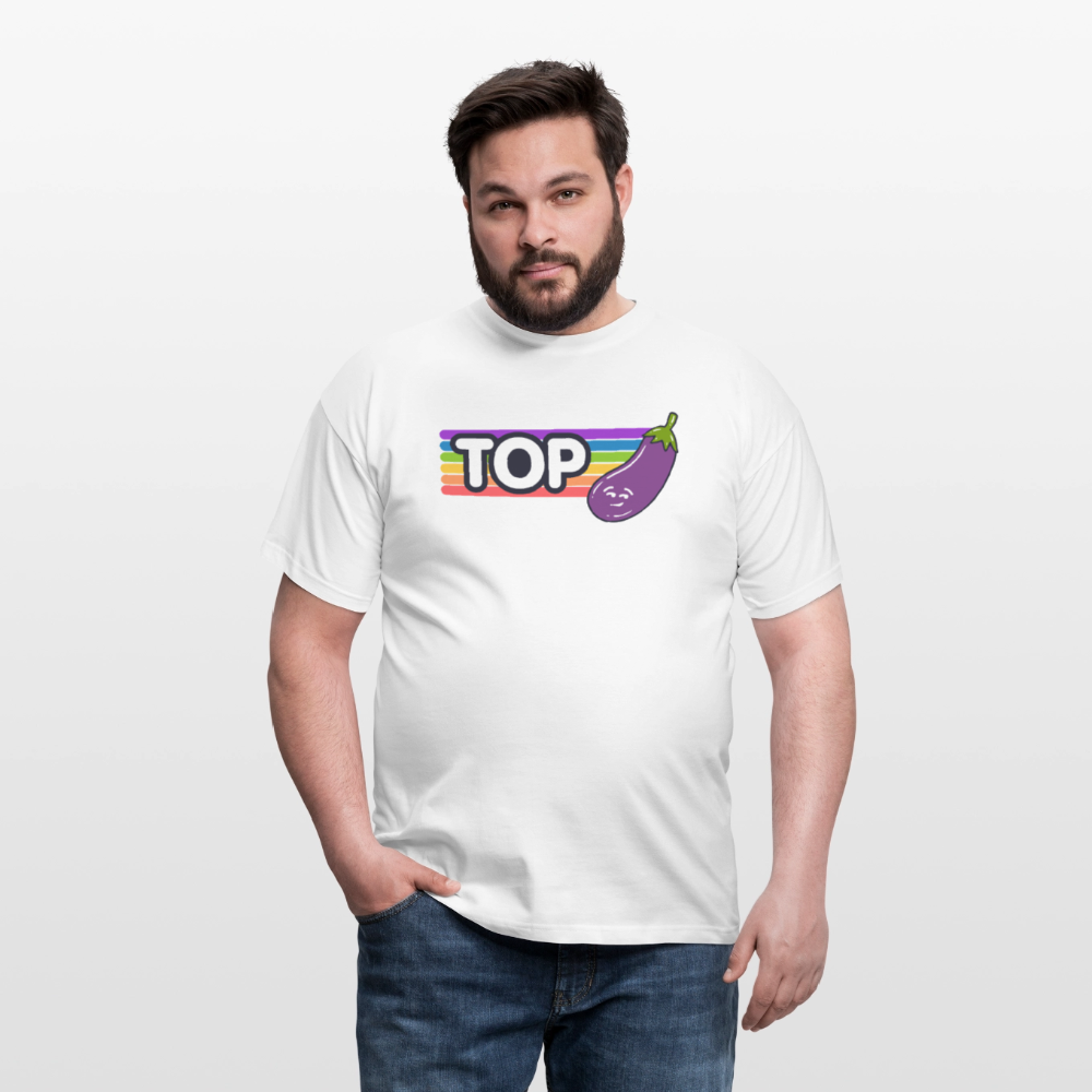 Top Gay | Pride T-Shirt - Weiß