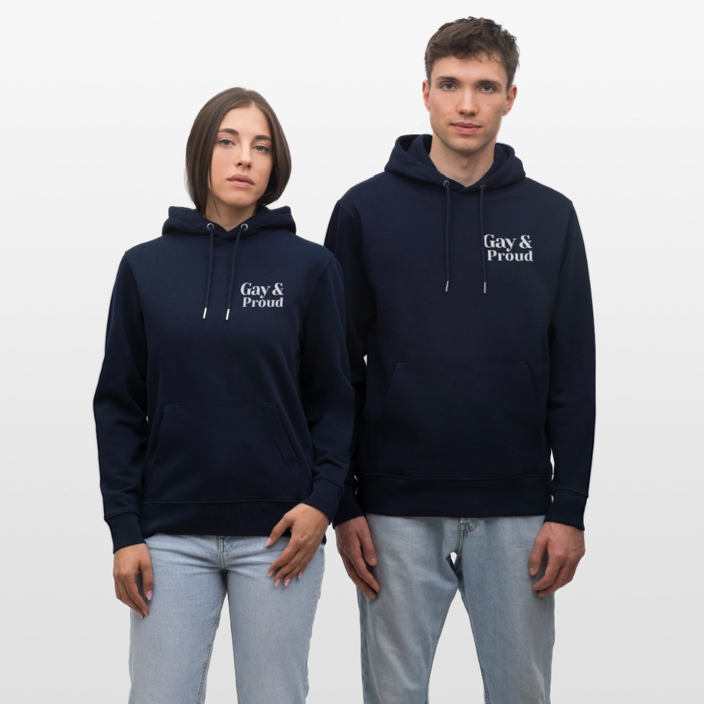 Gay & Proud | Pride Bio-Hoodie Unisex - Navy