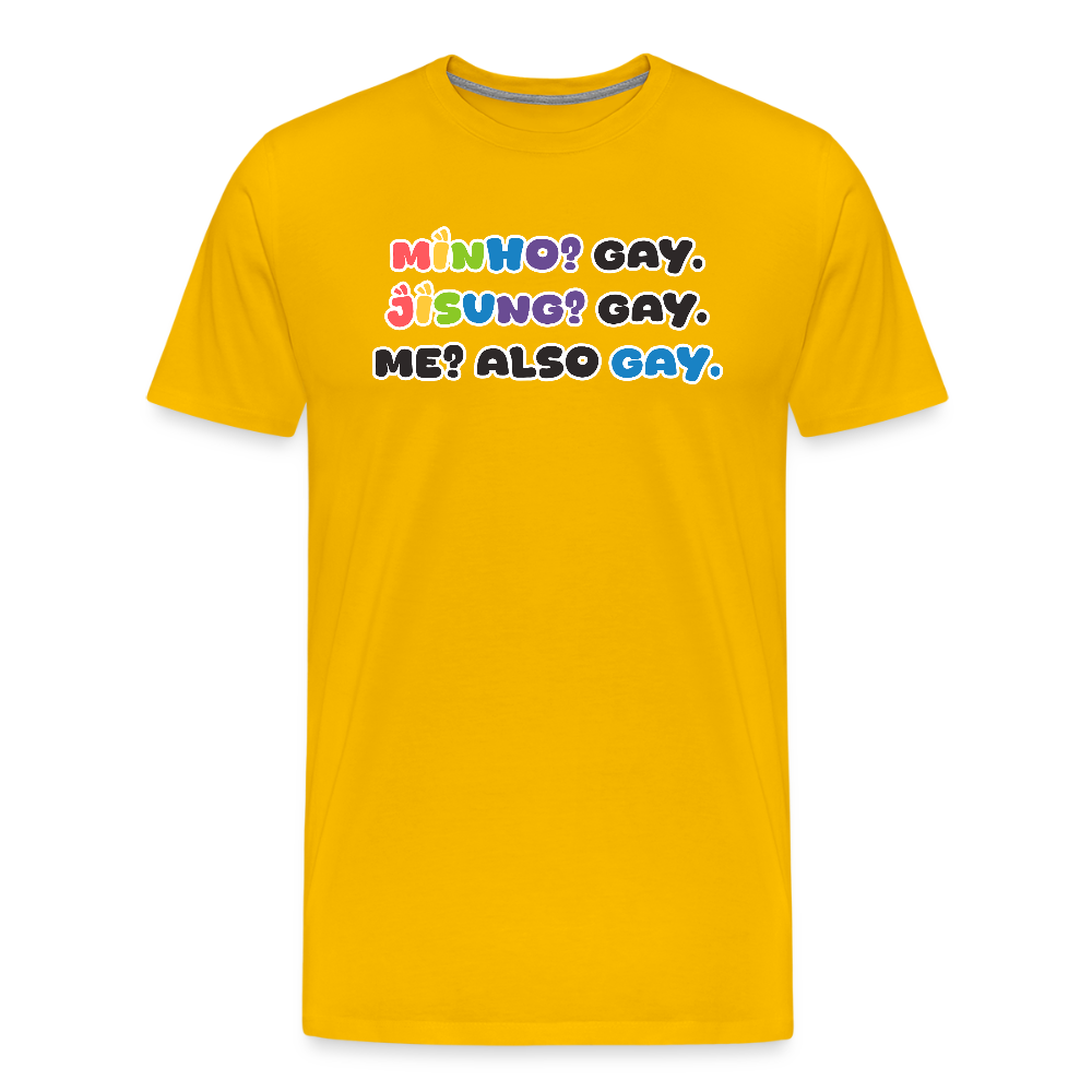 Minsung - Minho & Jisung - Pride T-Shirt - Sonnengelb