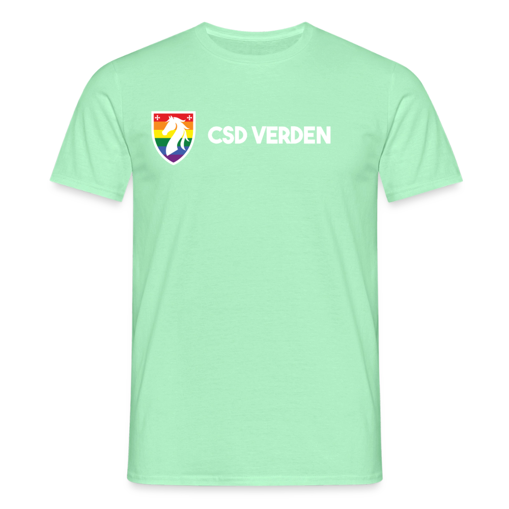 CSD Verden Premium Pride T-Shirt Doppelseitig - Mintgrün