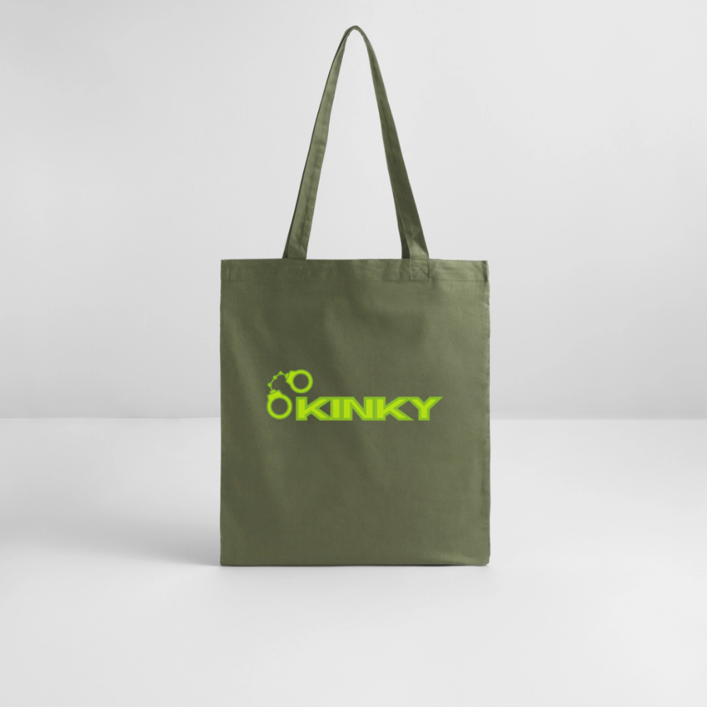 KINKY | Kink Fetish Pride Bio-Stoffbeutel - Khaki