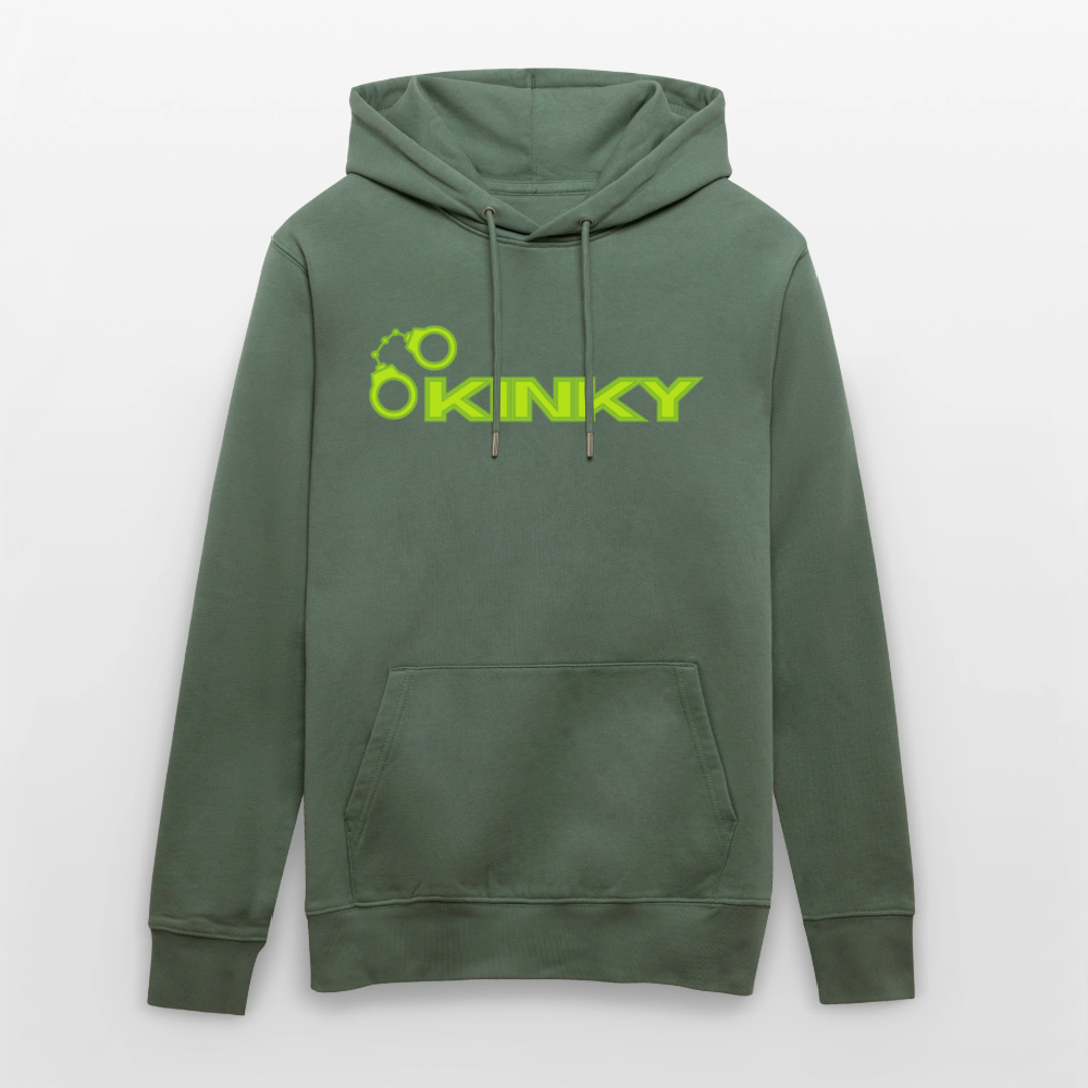 KINKY | Kink Fetish Pride Bio-Hoodie Unisex - Tanngrün